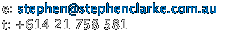 e: stephen@stephenclarke.com.au